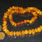 Baltic Amber honey EGG YOLK natural antique - pikkukuva 5