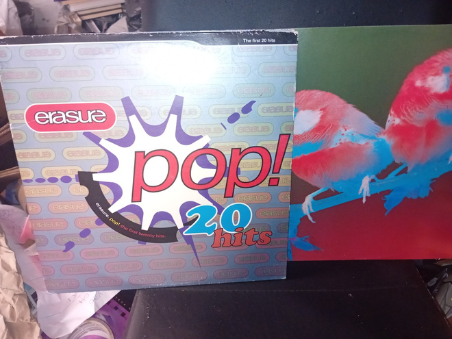 2LP Erasure : First 20 pop hits ( SIS POSTIKULU  )