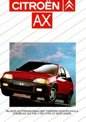 Citroen AX -esite, 1988