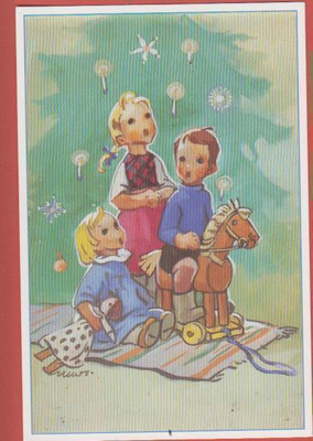 Martta Wendelin Lapset laulavat kuusen äärellä