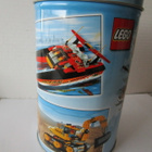Vintage peltinen Lego säilytyspurkki - pikkukuva 2