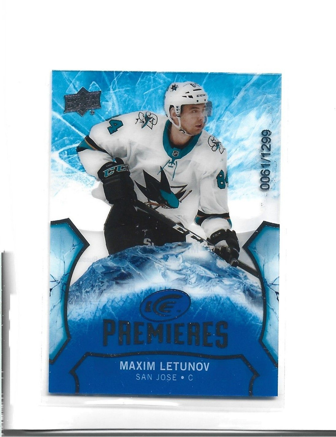 MAXIM LETUNOV - ICE PREMIERS # 115 num 0061/1299 UD ICE 2020