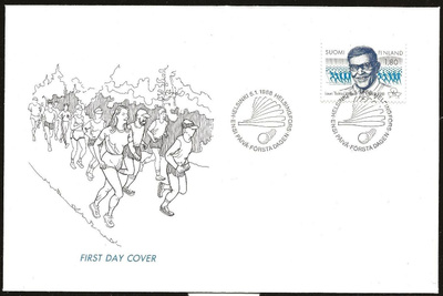 1988 FDC 1,80mk Lauri Pihkala