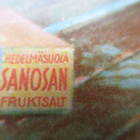 Mainoskortti Hedelmäsuola Sanosan + juna tulossa * - pikkukuva 2