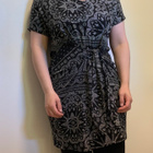 Lindex mustavalkoinen kuviollinen mekko S - pikkukuva 1