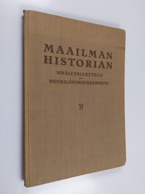 Maailmanhistorian sisällysluettelo ja henkilöhakemisto
