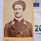 CDV Valokuva Virkamies KIVA Merkki Pistooliammunta 1890-l - pikkukuva 1