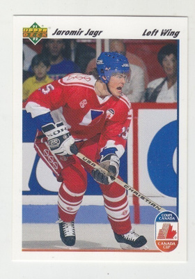 Jaromir Jagr 91-92 UD Canada Cup