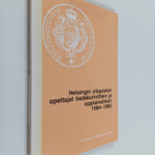 Helsingin yliopiston opettajat tiedekunnittain ja oppiain... - pikkukuva 1