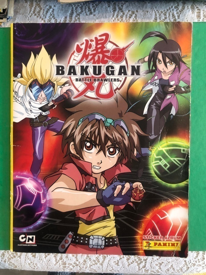 Bakugan: Battle Brawlers. Tarra-albumi. Panini. 2009.