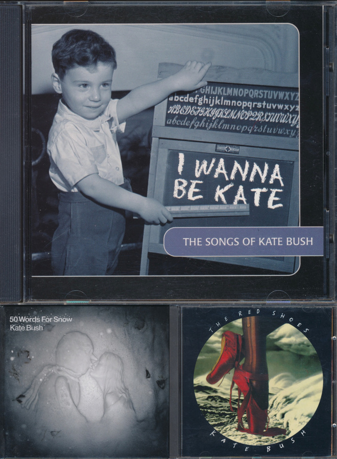 KATE BUSH Red Shoes+ 50 Words+ I Wanna Be Kate TRIBUTE 3xCD