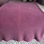 Luhta Home burgundy puuvilla neulos Torkkupeitto - pikkukuva 5
