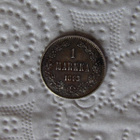 1 MARKKA 1893, HIENO KAPPALE - pikkukuva 3