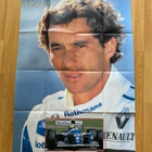 Ayrton Senna juliste ISO ja pari tarraa  - pikkukuva 1