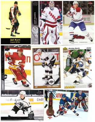 8 x SUOMI NHL mm. KURRI, RAANTA, VÄLIMÄKI.......