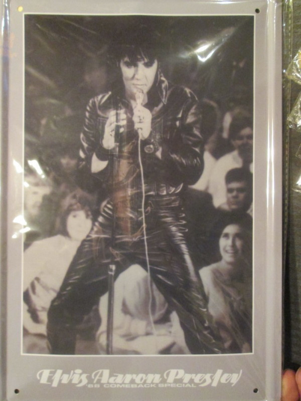 Peltikyltti Elvis Aaron Presley 1968 Comeback Special