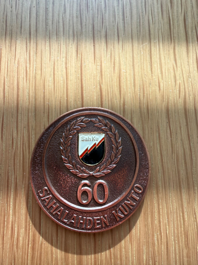 Sahalahden Kunto SahKu 60v mitali