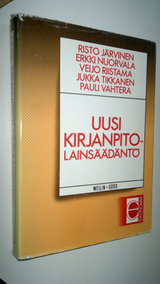 Risto Järvinen : Uusi kirjanpitolainsäädäntö