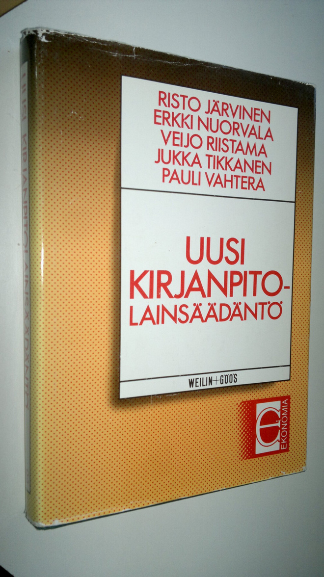 Risto Järvinen : Uusi kirjanpitolainsäädäntö