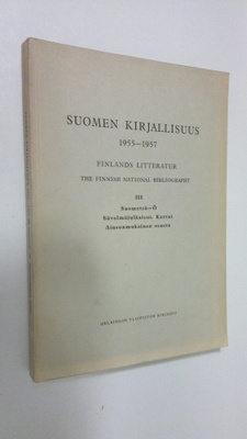 Toivo (toim.) Niemimaa : Suomen kirjallisuus = Finlands l...