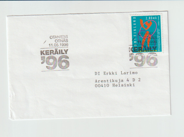 ERIKOISLEIMA ,11.5.1996, KERÄILY 96, Otaniemi