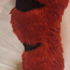 Cosplay tuuhea punainen häntä lenkeillä - pikkukuva 1