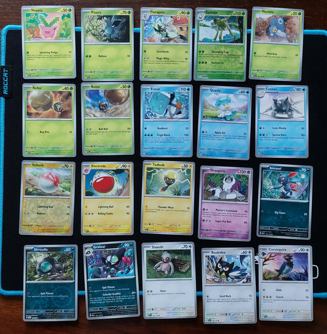 Pokemon kortit 20kpl (#131 Paldea Evolved)