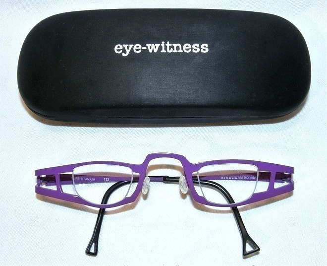 Silmälasikehys Theo Eye Witness (Pure Titanium) Violetti