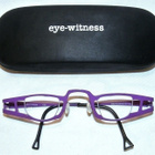 Silmälasikehys Theo Eye Witness (Pure Titanium) Violetti - pikkukuva 1