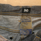 D&G miesten harmaat farkut W36 - pikkukuva 5