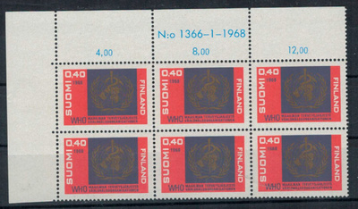 1968 WHO  nro-6lo   ++