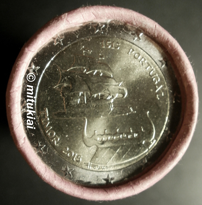 Portugali 2 euro 2015 juhlaraha Timor, UNC