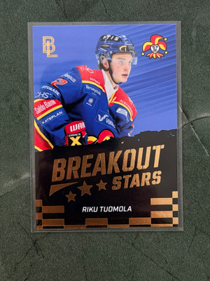 RIKU TUOMOLA JOKERIT BREAKOUT STARS /200 GOLD