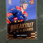 RIKU TUOMOLA JOKERIT BREAKOUT STARS /200 GOLD - pikkukuva 1