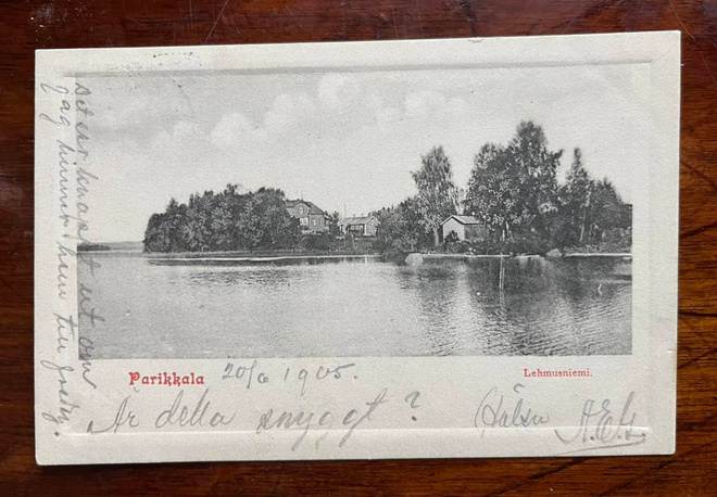 1905 Parikkala: Lehmusniemi (Elisenvaara-leima)