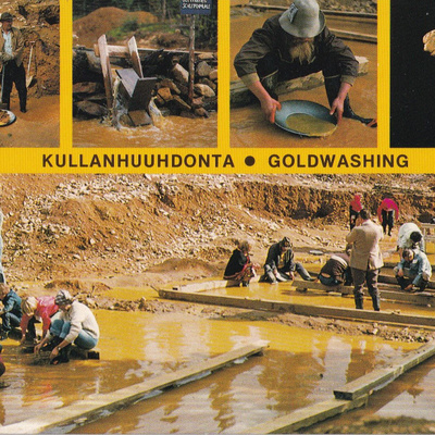Kullanhuuhdonta. Lappi. sommitelmakortti.e320