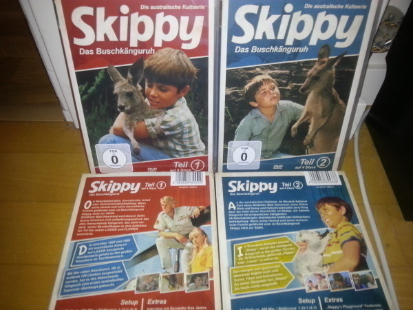 Skippy The Bush Kangaroo - Vol.1 JA Vol 2 8 Disc -DVD