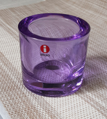 Iittala kivi tuikku vaalean lila