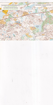 Anjalankoski, Muhmäki karttakortti b590