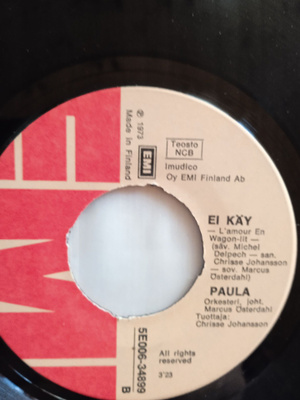 SINGLE- LEVY: PAULA EMI 5E 006- 34999