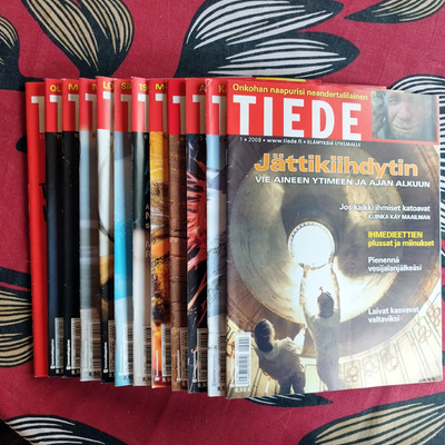 Tiede-lehden vuosikerta 2008  (1 - 12)