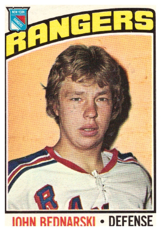 JOHN BEDNARKSI Rangers 76-77 OPC #231 Rc