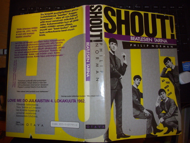 Norman : SHOUT ! -  Beatlesin tarina ( 1 p. 1984 ) SIS.PK !