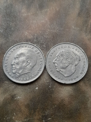 Deutsche 2 mark 1976 F,J