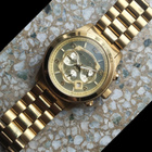 Michael Kors Runway Chronograph Gold-Tone Steel Champagne - pikkukuva 3