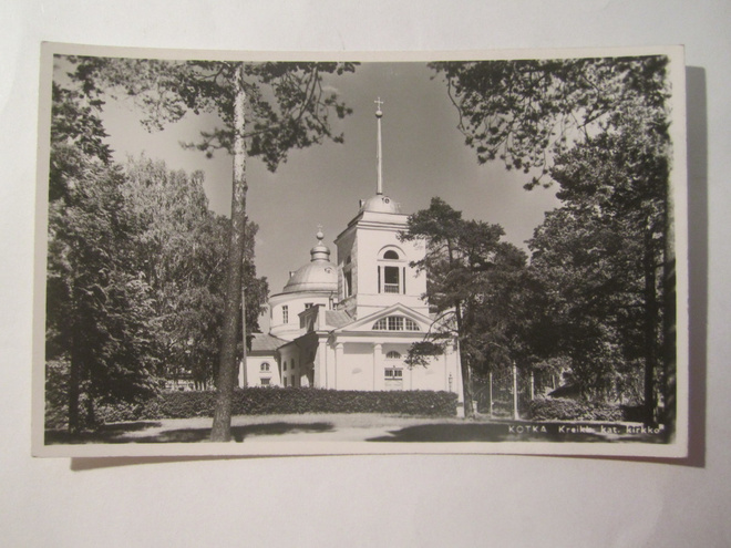 VANHA Postikortti Kotka 1950-l Alkup.Mallikappale