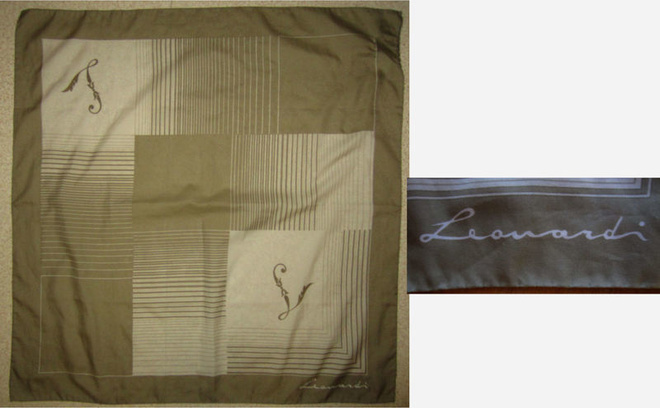 Leonardi - Desing huivi Koko: n. 75 x 75cm UPEA