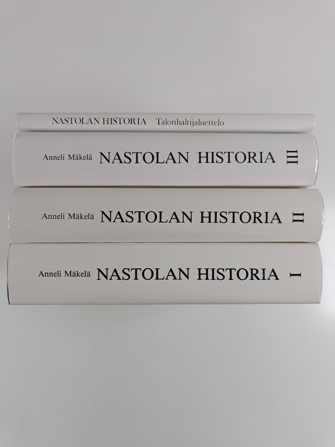 Anneli Mäkelä : Nastolan historia 1-3 + Talonhaltijaluettelo