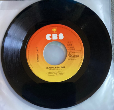 7" single Marvin Gaye   Sexual healing/Sexual healing (instr