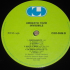 UMBERTO TOZZI - Invisibile - LP 1987 pop rock koelevy EX - pikkukuva 4